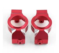 RC Ricambi Componenti Per Traxxas Per X-Maxx Xmaxx 6S 8S 1/5 2 Pezzi Blocco Caster Anteriore In Metallo C-Hubs RC Monster Truck Parti Di Aggiornamento Accessori(Red)