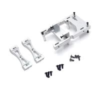RC Ricambi Componenti Per WPL C14 C24 B14 B24 Per MN D90 Per MN99S Supporto Per Servo In Metallo Trave Set Di Travi Trasversali Aggiornamenti Per Auto RC Parti Accessori(Silver)