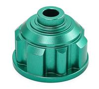 RC Ricambi Per Traxxas 6S Per Maxx Per Slash 1/8 Alloggiamento Del Differenziale Anteriore Centrale E Posteriore In Lega Di Alluminio Parte RC(Green)