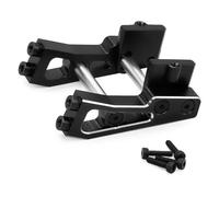 RC Riparazioni Modelli Per Arrma Per Typhon Per Grom 223S Per BLX Per Typhon Per Grom Mega 1/14 Metallo Ala Posteriore Montaggio Set RC Parti Di Aggiornamento Accessori(Black)