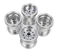 RC Riparazioni Modelli Per Tamiya CW-01 Per Lunch Box Midnight Pumpkin Alluminio Mozzo Ruota Anteriore/Posteriore Cerchi Big Tire RC Auto Parte