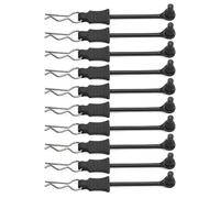 RC Riparazioni Modelli Per Traxxas Per Arrma 1/10 1/12 1/14 10 Pezzi Modello Auto Per Rock Crawler Carrozzeria Clip Morsetti Per Tipo R-D304(Black)