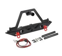 RC Riparazioni Per TRX-4 Per TRX4 1/10 Paraurti Posteriore In Metallo Con Gancio Traino Leggero Staffa Ruota Scorta Parti Aggiornamento Modello Auto Cingolata RC