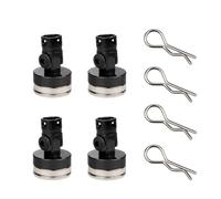 RC Riparazioni Ricambi Per Axial Per SCX10 Per Traxxas Per TRX4 D90 D110 Per HSP Drift Per Sakura Per Redcat 1/10 4 Pezzi RC Carrozzeria Messaggi Magnete Invisibile Montaggio Fisso(Black)