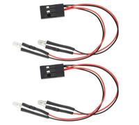 RC Riparazioni Ricambi Per Axial Per SCX24 Per Bronco Per Gladiator Per Deadbolt 1/24 2 Pezzi RC Auto Luci Fari RC Crawler Auto Parti Di Aggiornamento Accessori