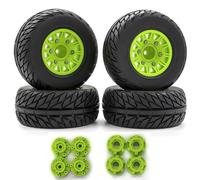 RC Riparazioni Ricambi Per Traxxas Per Slash Per Arrma Per Senton Per Vkar SCTX10 Per HPI 4 Pezzi 110mm 1/8 1/10 RC Auto Short Course Truck Tire Con 12mm 14mm 17mm Ruota Esagonale