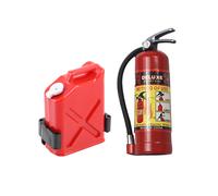 RC Rock Crawler 1:10 Accessories Fuel Tank Red with RC Decoration Metal Fire Extinguisher