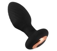 Anos RC Rotating Butt Plug Black
