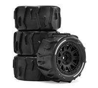 RC Ruote Gomma Compatibile Con ARRMA Per GRANITE Per GROM 4 Pezzi Di Ricambio Per Pneumatici Da Sabbia Da 73 Mm Per Auto RC 1/18 Short Course Truck