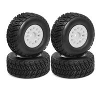 RC Ruote Gomma Compatibile Con ARRMA Per Mojave Per GROM 1/14 1/16 1/18 RC Off-Road 4 Pezzi E Ruote Per Camion RC Short Course Hex 12mm Pneumatici Per Vuoto