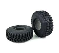 RC Ruote Gomma Compatibile Con Axial Per SCX10 Per D90 Per TF2 Per MST Per Tamiya 1:10 RC 1.9 "Gomma Voodoo KLR Pneumatici Delle Ruote 105 * 35mm 2 PZ