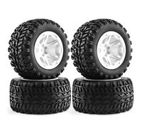 RC Ruote Gomma Compatibile Con Kyosho Per HSP Per WLtoys Per E-REVO 1/12 1/14 1/16 RC Per Monster Truck Ruota In Plastica Pneumatico In Gomma Per Pneumatico Universale