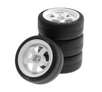 RC Ruote Gomma Compatibile Con Tamiya Per TT01 Per TT02 Per Kyosho 1/10 RC Drift Car On Road Per Touring Per Auto Da Per Corsa Ruota Per Pneumatici 65mm Duro Drift Tire