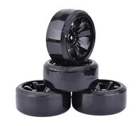 RC Ruote Gomma Compatibile Con Traxxas Per D4 Per HSP Per HPI Per Tamiya 4PCS 1/10 RC Drift On-road Ruota Modello Duro Pneumatico Alla Deriva Accessori Auto