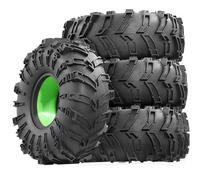 RC Ruote Gomma Compatibile Con Traxxas Per TRX4 Per Axial Per SCX10 90046 1/10 Ricambi Per Auto RC Crawler Pneumatici In Gomma OD 140 * 54mm 2.2 Con Inserto In Silicone