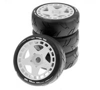 RC Ruote Gomma Per Arrma 1/8 RC Remote Control On-road E Off-Road Auto Elettrica Mozzo Per Thunder God 17mm Accoppiatore Accessori Di Aggiornamento(WHITE)