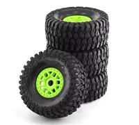 RC Ruote Gomma Per ARRMA Per Mojave Per TRAXXAS Per Yikong Per DF7 Off-road Per Buggy RC Auto 4 Pezzi 135mm 1/7 Per Desert Short Course Truck Tire 17mm Wheel Hex(Green)