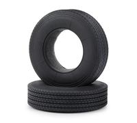 RC Ruote Gomma Per Tamiya 1/14 RC Rimorchio Del Trattore Camion Auto Parti Di Aggiornamento 2/4 Pz 22mm 25mm Anteriore Posteriore Pneumatici In Gomma Delle Ruote(2pcs,22mm)