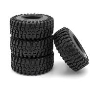 RC Ruote Gomma Per TRX-4 Per Axial Per SCX10 90046 Per D90 Per Voodoo Per KLR Per 1/10 RC Crawler 4 Pezzi 2.2 "Beadlock Wheel Rim Set Di Pneumatici In Gomma(Color7)