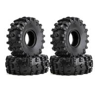 RC Ruote Gomma Per TRX-4 Per Axial Per SCX10 90046 Per D90 Per Voodoo Per KLR Per 1/10 RC Crawler 4 Pezzi 2.2 "Beadlock Wheel Rim Set Di Pneumatici In Gomma(Color6)