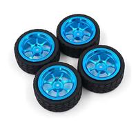 RC Ruote Gomma Per WLtoys Per A959-B A949 A959 A969 A979 K929 4PCS Cerchio E Pneumatici Ruote Adattatore Per 1/18 RC Parti Di Automobili Cerchi In Lega Di Alluminio