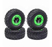 RC Ruote Gomma Per ZD Per Le Corse Per DBX-10 Per Traxxas Per Slash Per Arrma Per VKAR 10SC 4 Pezzi 1/10 Pneumatici Per Camion A Per Corsa Breve Ruota Per Pneumatici 12mm Esagonale(Green)
