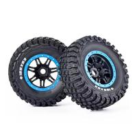 RC Ruote Gomma Per ZD Per RACING DBX-07 1/7 2 Pezzi RC Modello Di Auto Telecomandata Per Camion Del Deserto Pneumatici Ruote 165 * 63mm Adattatore 17mm 8642 8643(Blue)