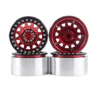 RC Ruote Gomma Pneumatici con mozzo ruota in metallo da 2,2 pollici, adattatore da 64 * 36 mm e 12 mm per accessori di aggiornamento per auto modello RC da 1/10 1/8