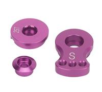 RC SERVO Arm, Lega in Lega Ad Alta Precisione in Allis Allis di Rimorso 25t Rabbia Allime 25t per 1/10 (Purple)