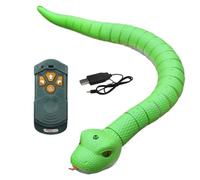 RC Snake Toy Robot - Realistico Snake Remote Snakes Prank Toy | Giocattoli Interattivi Halloween Rettili Corpo Flessibile, Movimento Realistico, Ricarica USB, Giocattoli Di Decorazione Per Festa Ma