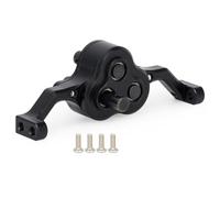 Rc Sostituisci Parti Per LCG Per TRX-4 Per SCX10 Cambio 1/10 Scatola Di Trasferimento Luminum Con Albero Da 5 Mm Aggiornamento Costruzione Del Telaio Per Cingolati RC(Black)