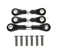 Rc Sostituisci Parti Per Tamiya Per TT-02 TT-02T Per TT02 TT02T 1/10 3 Pezzi Asta Collegamento Dello Sterzo Servo RC Auto Parti Aggiornamento Accessori(Silver)