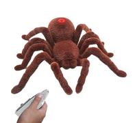 Rc Spider - Giocattolo di controllo senza fili, insetto altamente simulato, modello di texture realistica durevole | Occhi lucidi, gadget a otto zampe per Halloween, scherzetto di aprile, spaventoso