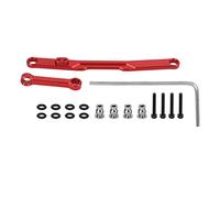 RC Steering Rod for SCX24 | Aluminum Alloy High Tightening Link | Direct Replacement for Axial AXI90081 / AXI00001 / AXI00002 | Oxidation Protected & Lightweight Upgrade (Red)