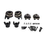 RC Steering Weight Kit for SCX10 PRO | Brass Counterweight Enhances Stability/Balance/Performance | RC Car Upgrades Accessories with Black Hard Coated Finish