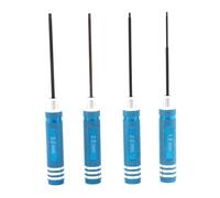 RC Strumento Smontaggio Per Parti Universali Auto RC Tubo In Fibra Di Carbonio, Dado Esagonale Set Di Cacciaviti Per Utensili RC Per La Rimozione Di Auto RC(Blue)