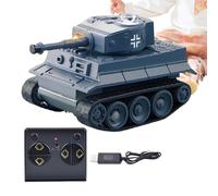 RC Tank, Educational Battle Tank Toy, Mini Interactive Remote Control Vehicle, Fun STEM Learning Activity for Boys and Girls, Bedroom, Living Room, Indoor Playroom, and Skill-Building Play
