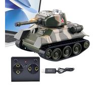 RC Tank, Educational Battle Tank Toy, Mini Interactive Remote Control Vehicle, Fun STEM Learning Activity for Boys and Girls, Bedroom, Living Room, Indoor Playroom, and Skill-Building Play