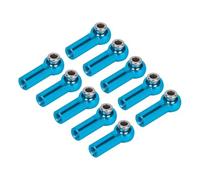 RC Teile Compatibile con Axial per SCX10 per Traxxas per TRX4 D90 per Tamiya 1/10 RC Crawler M4 Tie Rod End Giunto di Collegamento Giunto Sferico CW Filo(Blue)