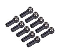 RC Teile Compatibile con Axial per SCX10 per Traxxas per TRX4 D90 per Tamiya 1/10 RC Crawler M4 Tie Rod End Giunto di Collegamento Giunto Sferico CW Filo(Black)