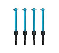 RC Teile Compatibile con Tamiya DT03 per TT02B RC Auto Parti di Aggiornamento Accessori di Ricambio 4 Pezzi Albero di Trasmissione in Metallo CVD 64mm(Blue)