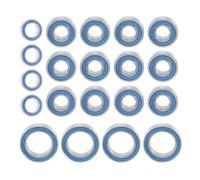RC Teile Compatibile con Tamiya per TT-01 TT01E TT01D per TT02B 1/10 RC Auto Aggiornamenti Parti Accessori 20 Pezzi Kit Cuscinetto A Sfere Sigillato in Gomma