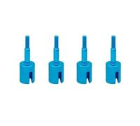 RC Teile Compatibile con Tamiya per TT01 per TT02 per TT02B TT02D TT02E 1/10 RC Auto Aggiornamenti Parti Accessori 4 Pezzi Ruota in Metallo per ASSE Ruota Tazza(Blue)