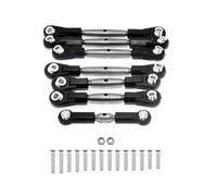 RC Teile per Tamiya per TT-02B Accessori per Parti di Aggiornamento per Auto RC 1/10 Set di Aste di Collegamento Sterzo in Acciaio da 7 Pezzi