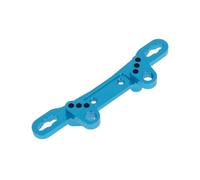 RC Teile per Tamiya TT-02 TT02B TT02T 1/10 rc Cars Upgrades Parts Accessories Metal Front Rear Shock Tower Damper Stay(Blue)