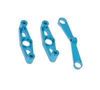 RC Teile per Tamiya TT-02 TT02B TT02T 1/10 rc Cars Upgrades Parts Accessories Metal Steering Assembly Set(Blue)