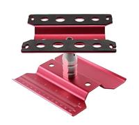 RC Teile per Traxxas per TRX-4 per Axial per SCX10 90046 D90 1/10 1/8 rc Cars Metal Repair Station Work Stand Assembly per Piattaforma(Red)