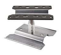 RC Teile per Traxxas per TRX-4 per Axial per SCX10 90046 D90 1/10 1/8 rc Cars Metal Repair Station Work Stand Assembly per Piattaforma(Silver)