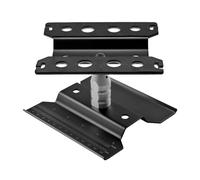 RC Teile per Traxxas per TRX-4 per Axial per SCX10 90046 D90 1/10 1/8 rc Cars Metal Repair Station Work Stand Assembly per Piattaforma(Black)