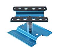 RC Teile per Traxxas per TRX-4 per Axial per SCX10 90046 D90 1/10 1/8 rc Cars Metal Repair Station Work Stand Assembly per Piattaforma(Blue)